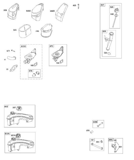 A - Depuratore aria, alimentazione carburante, lubrificazione B&S - 10 €¦ 100602-2131-B8 brand Stihl